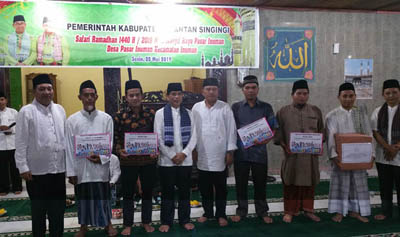 Safari Ramadan Pemkab Kuansing, Camat Inuman Sampaikan Dua Usulan